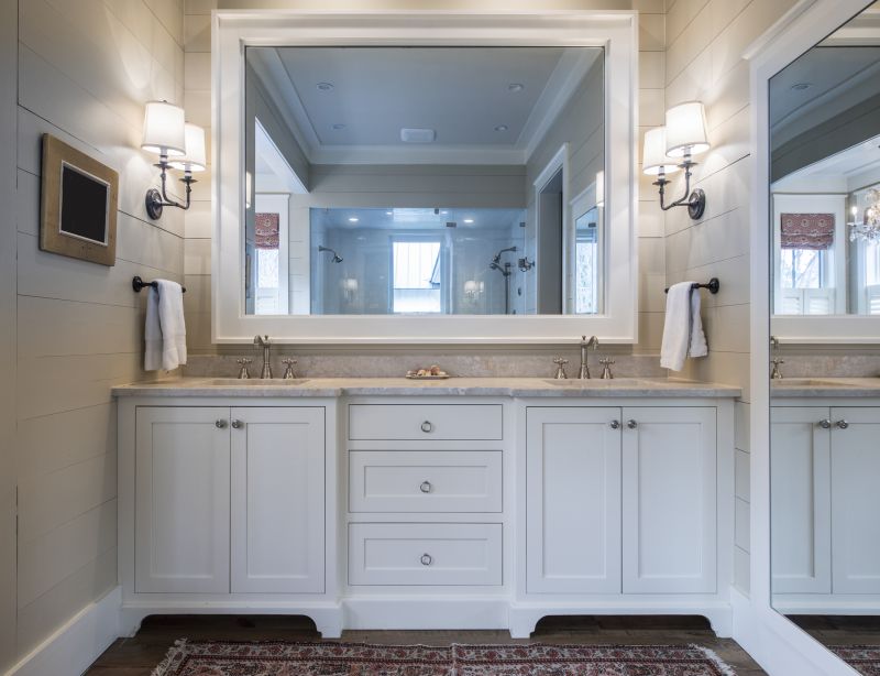 Elegant Vanity with Double Sinks